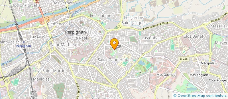 localisation de l'entreprise MONSIEUR MOHAMMED HOUMAD  PERPIGNAN