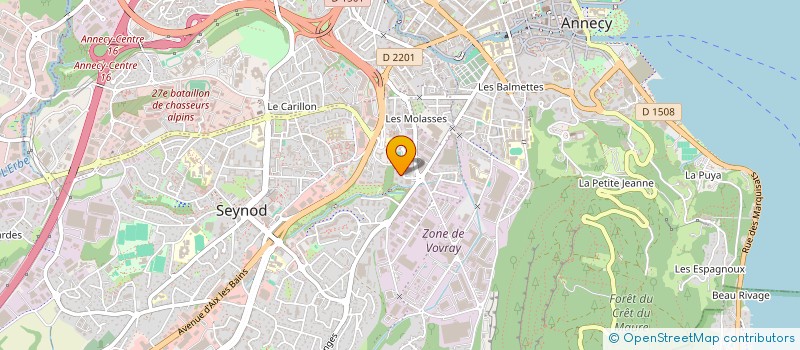 localisation de l'entreprise MONSIEUR MOHAMMED HOXHA  ANNECY