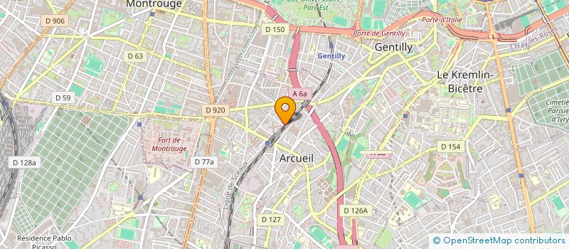 localisation de l'entreprise MONSIEUR MOHAMMED IAMRACHE  ARCUEIL