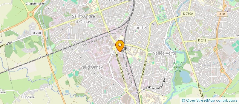 localisation de l'entreprise MONSIEUR MOHAMMED IBRAHIM  LA ROCHE-SUR-YON