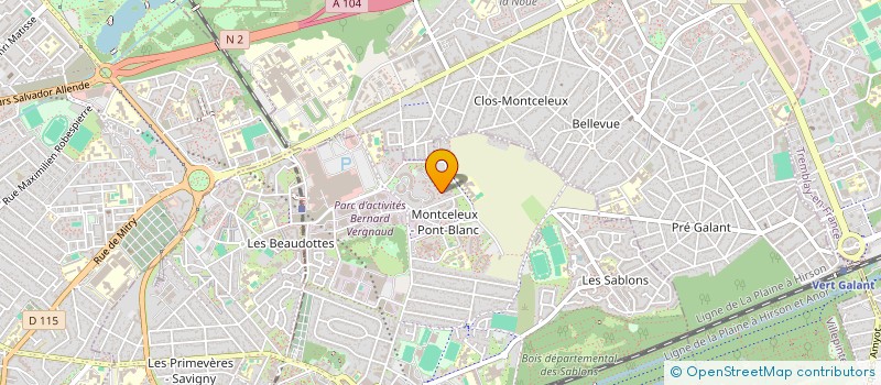 localisation de l'entreprise MONSIEUR MOHAMMED ILYAS RAMDANI  SEVRAN