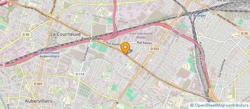 localisation de l'entreprise MONSIEUR MOHAMMED ISLAM à LA COURNEUVE