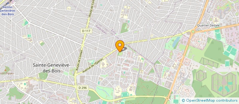 localisation de l'entreprise MONSIEUR MOHAMMED ISSA MOUSSA  SAINTE-GENEVIEVE-DES-BOIS