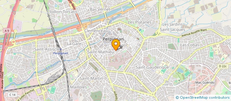 localisation de l'entreprise MONSIEUR MOHAMMED JAMILI JAMILI  PERPIGNAN