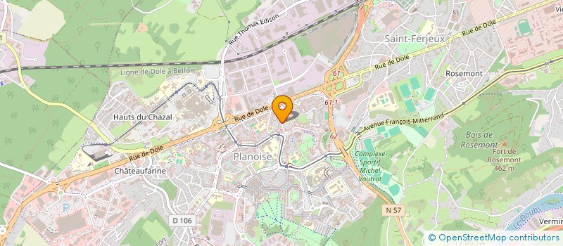 localisation de l'entreprise MONSIEUR MOHAMMED JEDDI  BESANCON