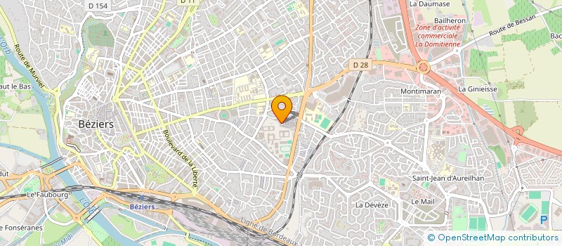 localisation de l'entreprise MONSIEUR MOHAMMED JOUHARI à BEZIERS
