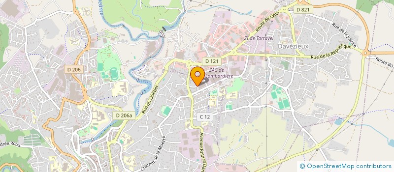 localisation de l'entreprise MONSIEUR MOHAMMED KABDANI à ANNONAY