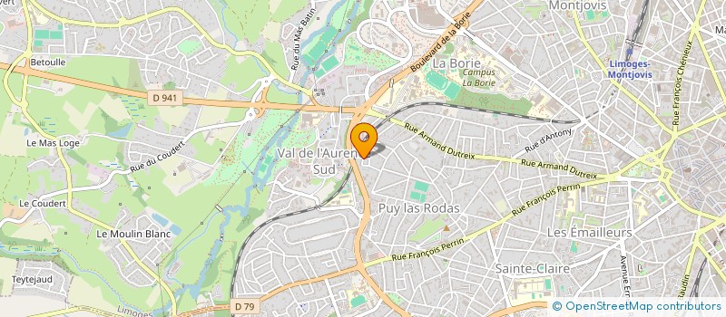 localisation de l'entreprise MONSIEUR MOHAMMED KADA à LIMOGES