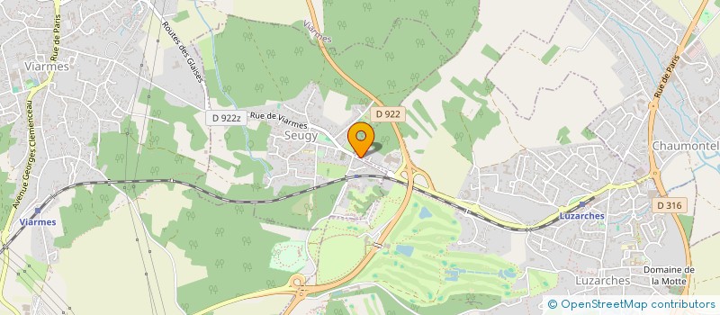 localisation de l'entreprise MONSIEUR MOHAMMED KADRI  LUZARCHES