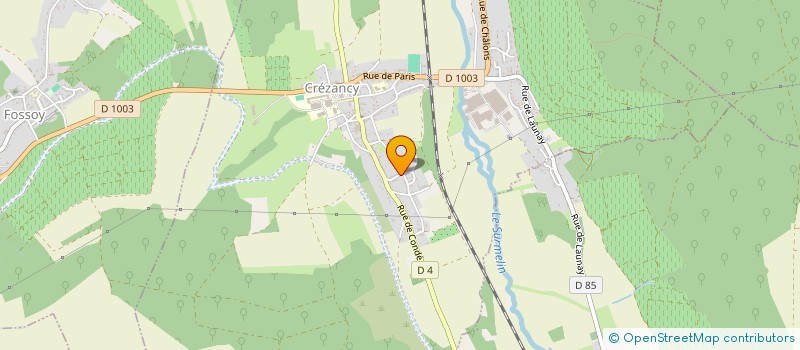 localisation de l'entreprise MONSIEUR MOHAMMED KADRI à CREZANCY