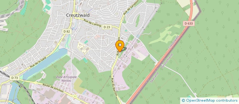 localisation de l'entreprise MONSIEUR MOHAMMED KANTE  CREUTZWALD