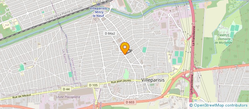 localisation de l'entreprise MONSIEUR MOHAMMED KAZI-TANI  VILLEPARISIS