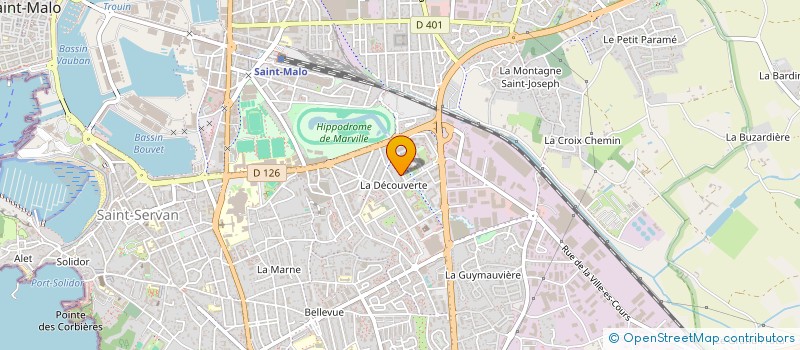 localisation de l'entreprise MONSIEUR MOHAMMED KEBAILI  SAINT-MALO