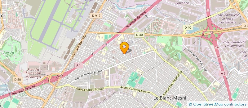 localisation de l'entreprise MONSIEUR MOHAMMED KECHRA à LE BLANC-MESNIL