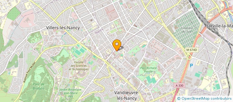 localisation de l'entreprise MONSIEUR MOHAMMED KELKOUL  VANDOEUVRE LES NANCY