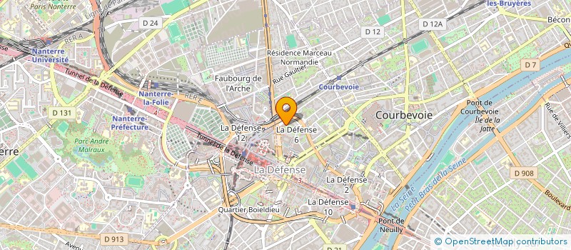 localisation de l'entreprise MONSIEUR MOHAMMED KENNOUCHE à COURBEVOIE