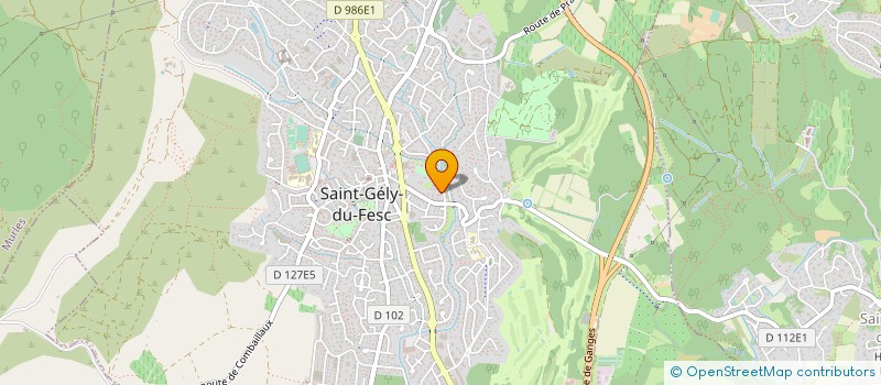 localisation de l'entreprise MONSIEUR MOHAMMED KERROUM à SAINT-GELY-DU-FESC