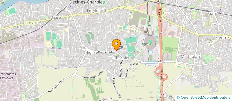 localisation de l'entreprise MONSIEUR MOHAMMED KESSOU  DECINES-CHARPIEU