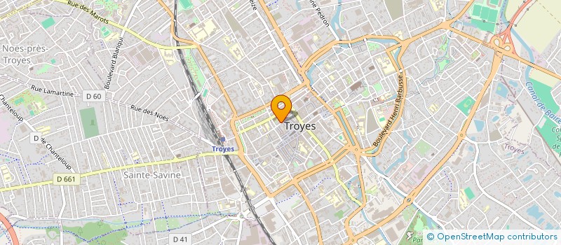 localisation de l'entreprise MONSIEUR MOHAMMED KHAINE à TROYES