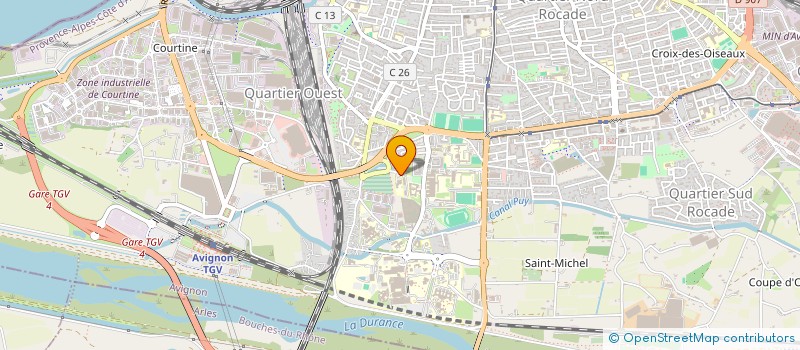 localisation de l'entreprise MONSIEUR MOHAMMED KHALED RAHMOUNI  AVIGNON