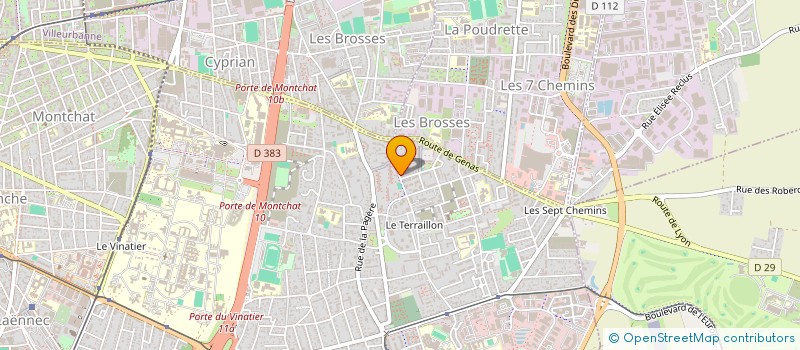 localisation de l'entreprise MONSIEUR MOHAMMED KHALIJ à BRON