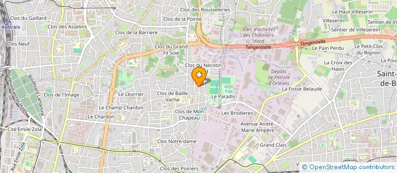 localisation de l'entreprise MONSIEUR MOHAMMED KHANTACH à ORLEANS