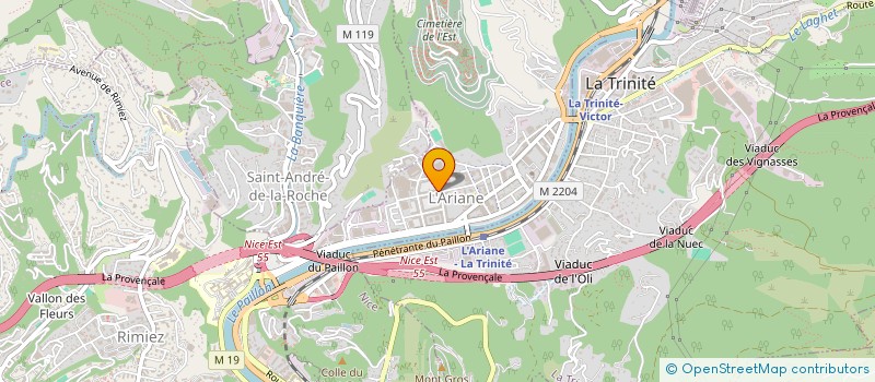localisation de l'entreprise MONSIEUR MOHAMMED KHARMAZ à NICE