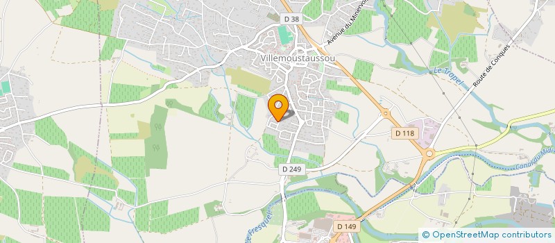 localisation de l'entreprise MONSIEUR MOHAMMED KHERCHOUCH  VILLEMOUSTAUSSOU