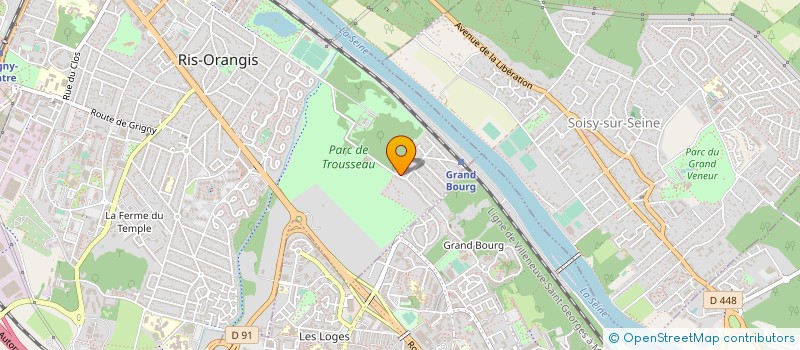 localisation de l'entreprise MONSIEUR MOHAMMED KHERCHOUCH  RIS-ORANGIS