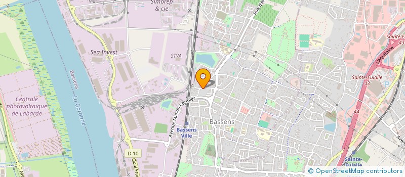 localisation de l'entreprise MONSIEUR MOHAMMED KHERROUBI  BASSENS