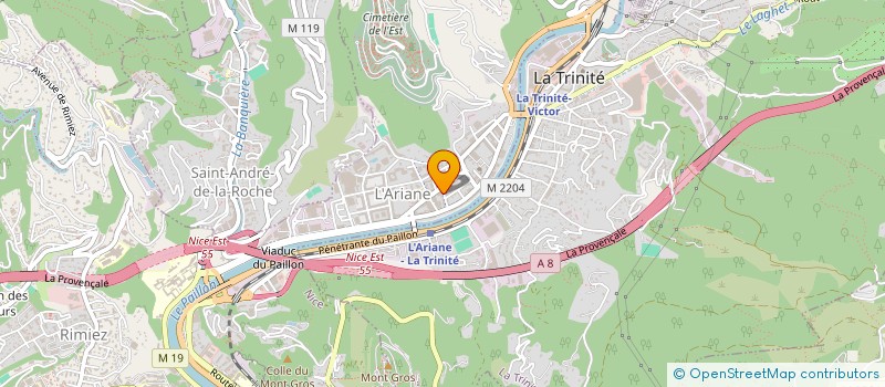 localisation de l'entreprise MONSIEUR MOHAMMED KHIAT à NICE