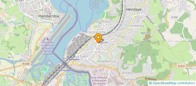 localisation de l'entreprise MONSIEUR MOHAMMED KHIHEL à HENDAYE