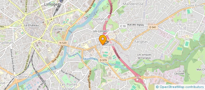 localisation de l'entreprise MONSIEUR MOHAMMED KOBIBI  LIMOGES