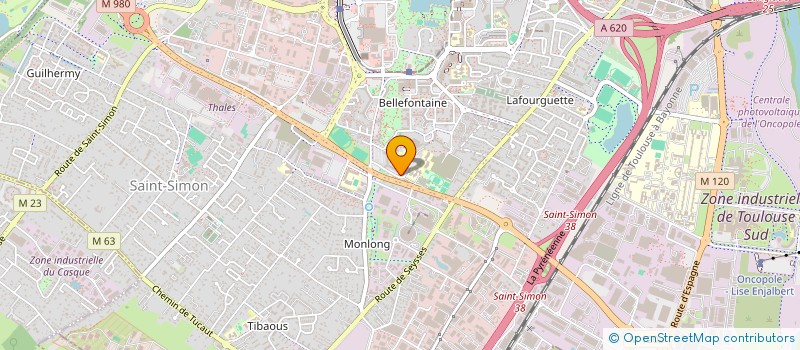 localisation de l'entreprise MONSIEUR MOHAMMED KORICHI  TOULOUSE