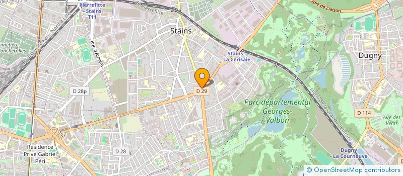 localisation de l'entreprise MONSIEUR MOHAMMED KOUKEB à STAINS