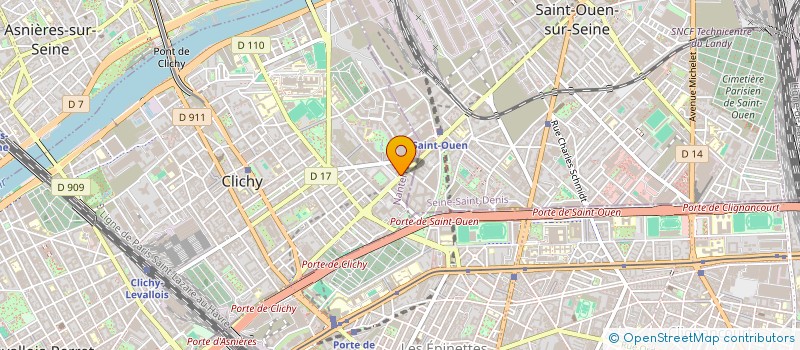 localisation de l'entreprise MONSIEUR MOHAMMED KOUNDI à CLICHY