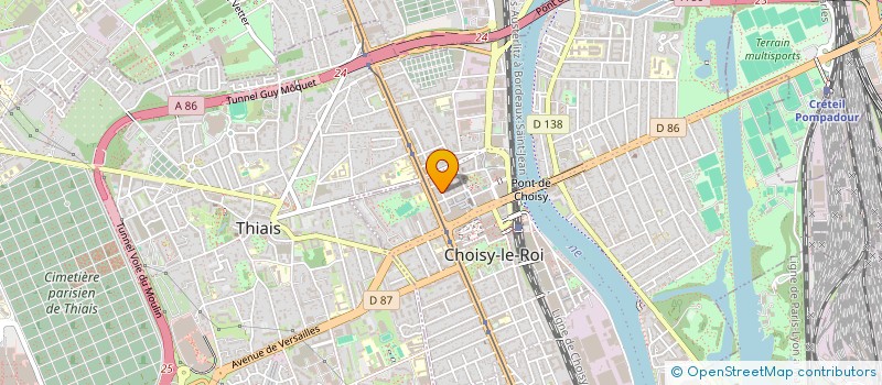 localisation de l'entreprise MONSIEUR MOHAMMED KRAMA  CHOISY-LE-ROI