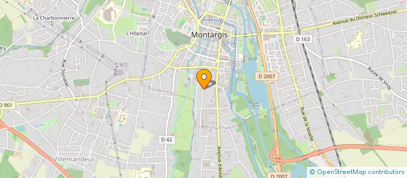 localisation de l'entreprise MONSIEUR MOHAMMED LABOUBI à MONTARGIS