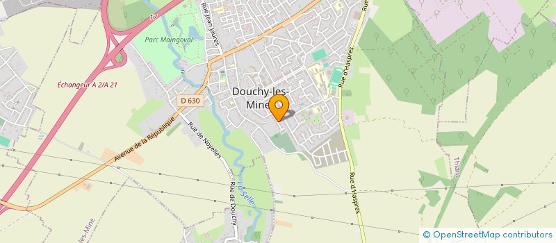 localisation de l'entreprise MONSIEUR MOHAMMED LACENE NECER  DOUCHY-LES-MINES
