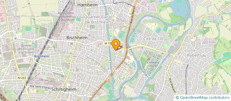 localisation de l'entreprise MONSIEUR MOHAMMED LACHHAB  BISCHHEIM