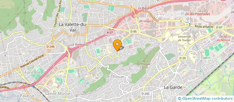 localisation de l'entreprise MONSIEUR MOHAMMED LAHLAH à LA VALETTE-DU-VAR