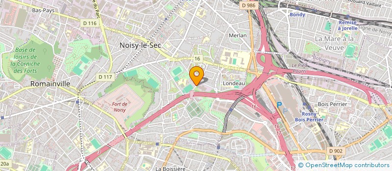 localisation de l'entreprise MONSIEUR MOHAMMED LAHRACHE  NOISY-LE-SEC