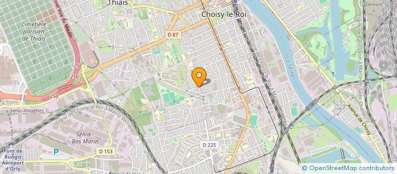 localisation de l'entreprise MONSIEUR MOHAMMED LAKEHAL  THIAIS