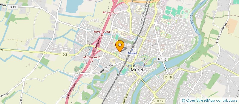 localisation de l'entreprise MONSIEUR MOHAMMED LAKHAL  MURET