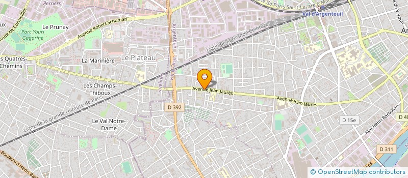 localisation de l'entreprise MONSIEUR MOHAMMED LAKI à ARGENTEUIL