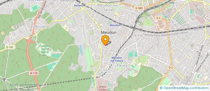 localisation de l'entreprise MONSIEUR MOHAMMED LAKRIM à MEUDON