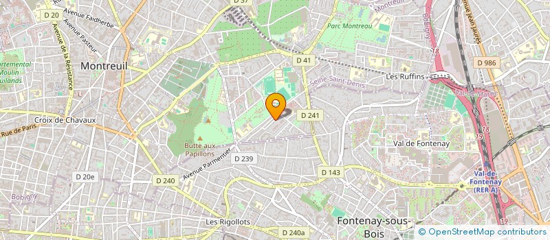localisation de l'entreprise MONSIEUR MOHAMMED LALLAOUI à MONTREUIL