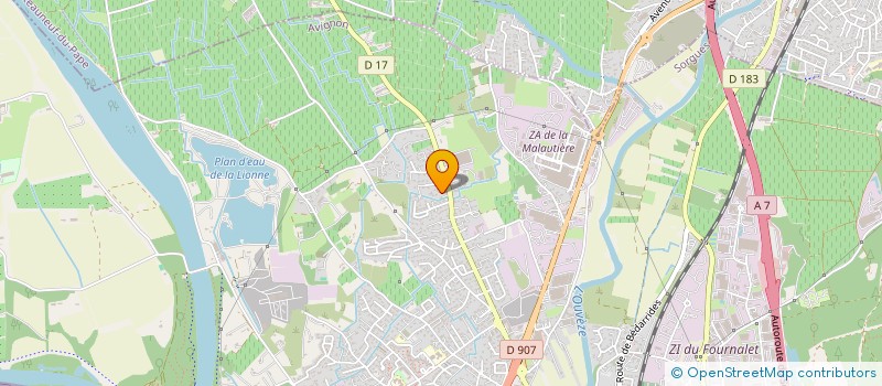 localisation de l'entreprise MONSIEUR MOHAMMED LAMHAOUAR à SORGUES