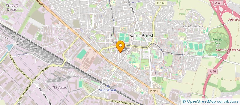 localisation de l'entreprise MONSIEUR MOHAMMED LAMRYNY  SAINT-PRIEST