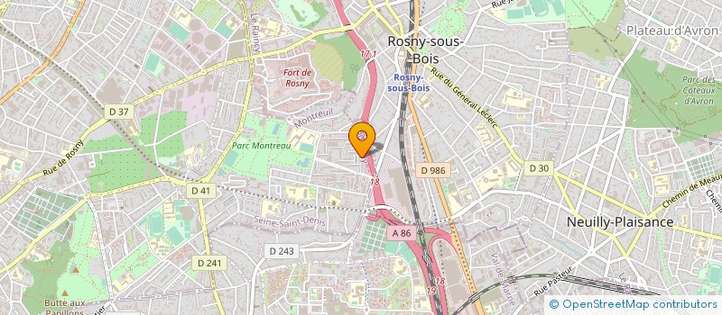 localisation de l'entreprise MONSIEUR MOHAMMED LAMSYEH à MONTREUIL
